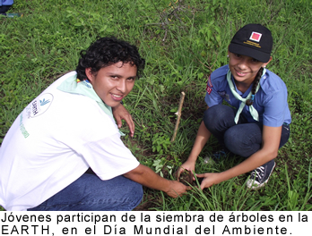 Campaña EARTH siembra árboles